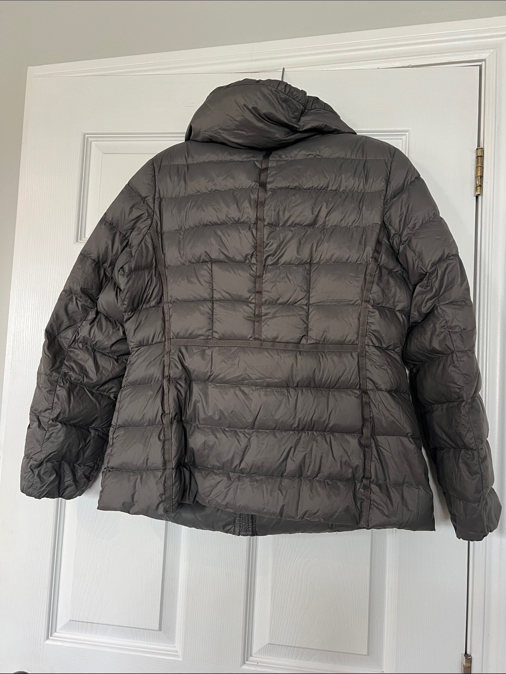 MICHAEL Michael Kors Taupe Quilted Puffer Coat - Picture 5 of 5